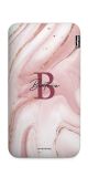 Carregador Portátil Power Bank - Abstract Marble Inicial Name