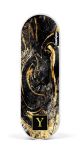 BandGrip Black And Gold Marble Inicial