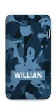 Carregador Portátil Power Bank Slim - Camouflage Blue Name