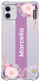 Capa Watercolor Flowers Purple Name