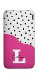 Carregador Portátil Power Bank Slim - Glamour Abstrato Pink Name