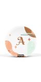 PopCase Inicial Abstract Brown Art