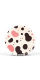 PopCase Light Pink And Brown Spots