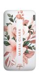 Carregador Portátil Power Bank Slim  - Luxurious Flower Name