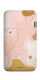 Carregador Portátil Power Bank Slim - Pigmentos Abstratos Orange